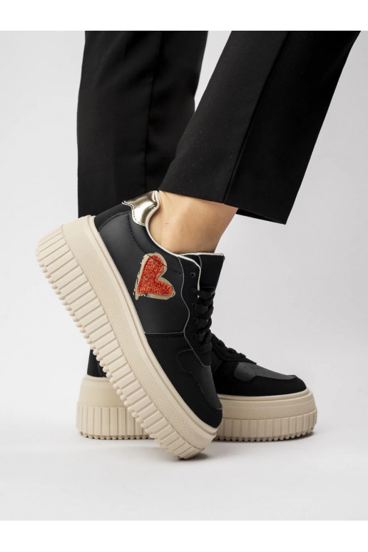 Sneakers ar sirsniņām Black