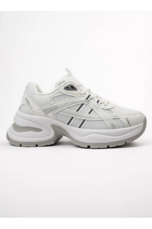 Sievišķīgs Sneakers modeļa apavi DAKOTA WHITE Minimalistyczny Styl i Komfort