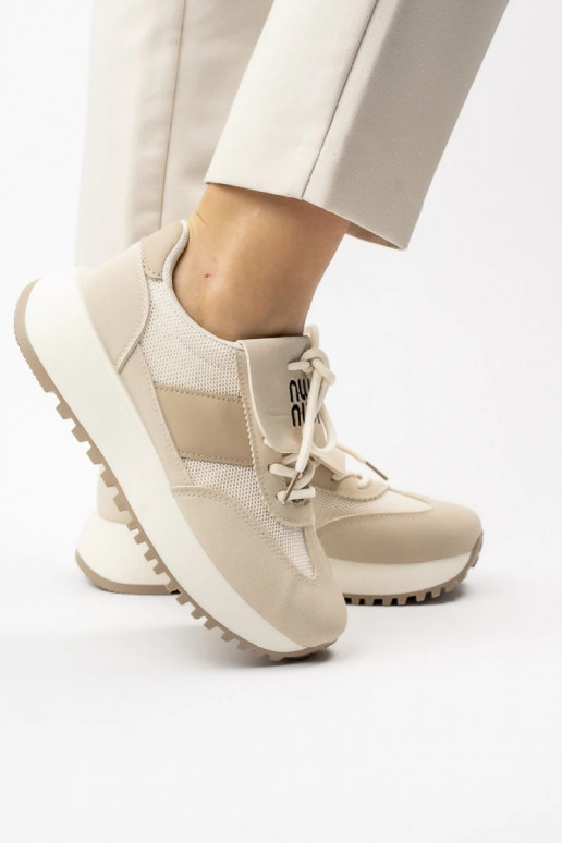 Sievišķīgs Sneakers modeļa apavi FLOW BEIGE