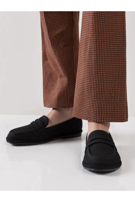 Mokasīni Eleganto melnas krāsas