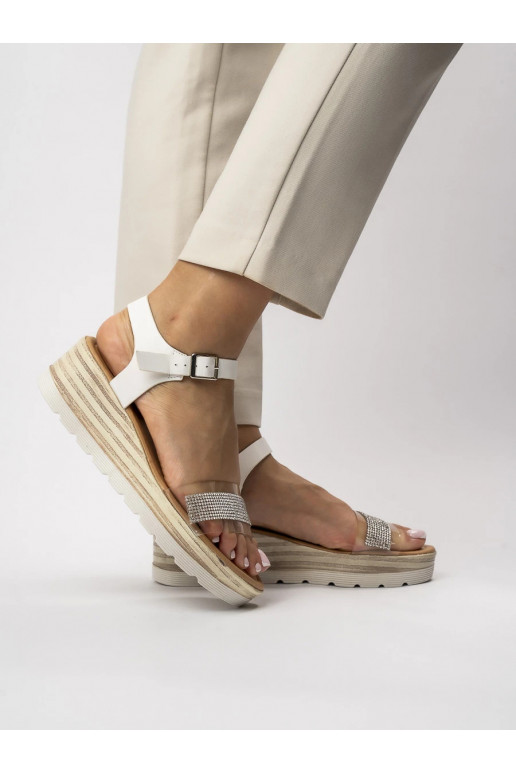 sandales Aura White