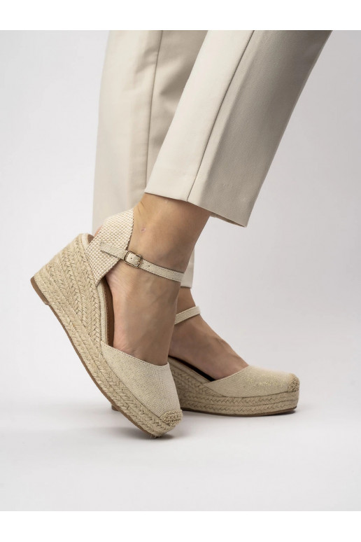 Sievišķīgs espadrilles BEIGE