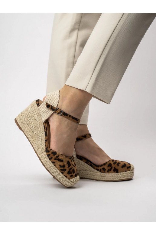 Sievišķīgs espadrilles ar platformu WILD ELEGANCE LEOPARD