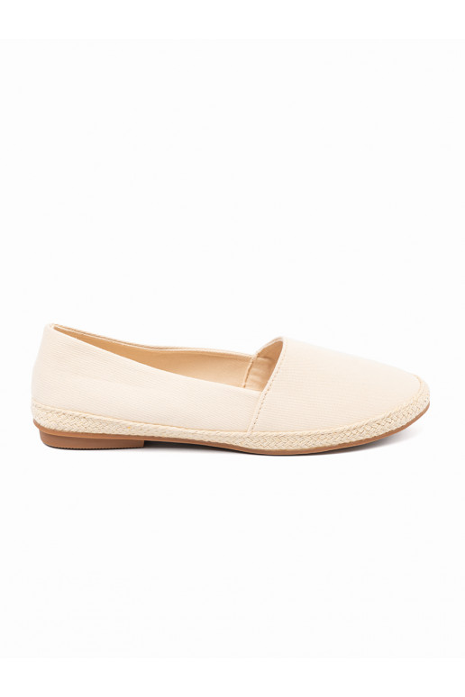 Sieviešu espadrilles smilšu krāsas