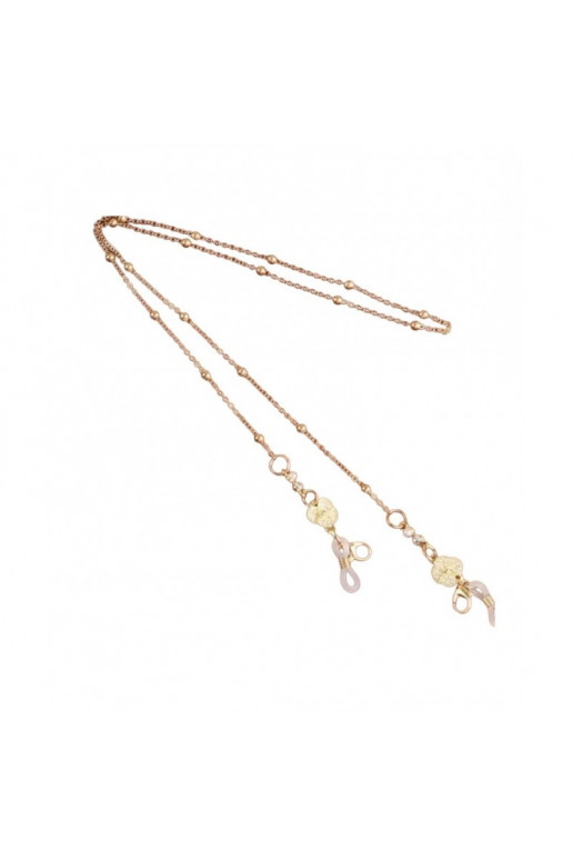 Ķēde brillēmcienki zelts  cyrkonie 68cm LDK17