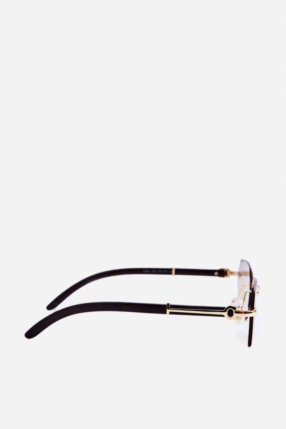 Saulesbrilles Sievišķīgs UV400 Melns un-Zelta krāsas