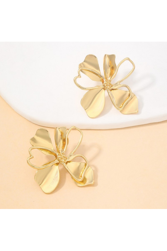 Stilīgi auskari  un stali  platerowane pārklāj ar zeltu,  KST3399