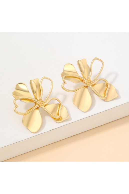 Stilīgi auskari  un stali  platerowane pārklāj ar zeltu,  KST3399