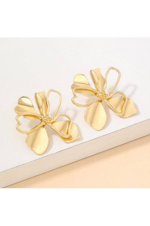 Stilīgi auskari  un stali  platerowane pārklāj ar zeltu,  KST3399