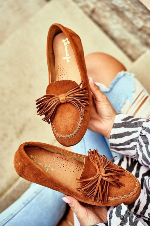 Mokasīni Dabīgas ādas brūnas krāsas...