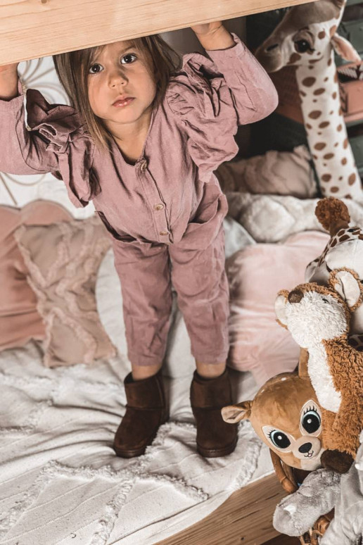 Bērnu ziemas apavi brūnas krāsas Gooby