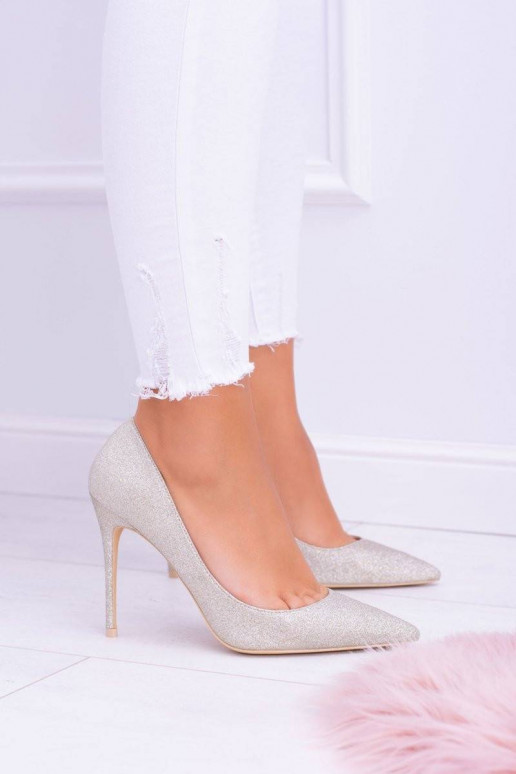 Spīdīgi zelta krāsas wysokie...