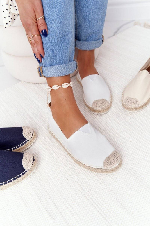 Espadrilles Big Star baltas krāsas