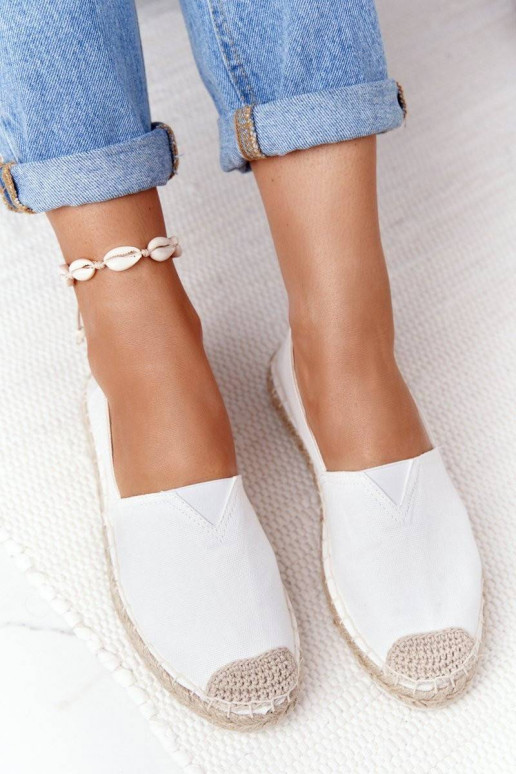 Espadrilles Big Star baltas krāsas