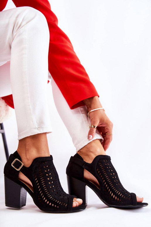 Sieviešu puszābaki Cut Out melnas...