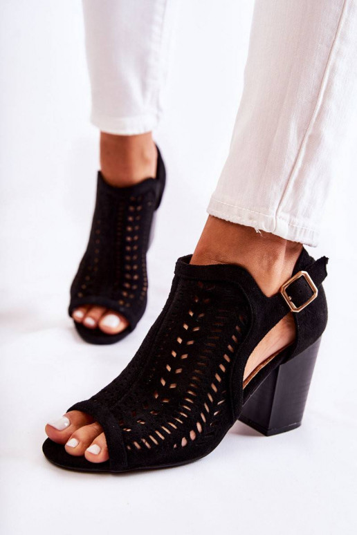 Sieviešu puszābaki Cut Out melnas...