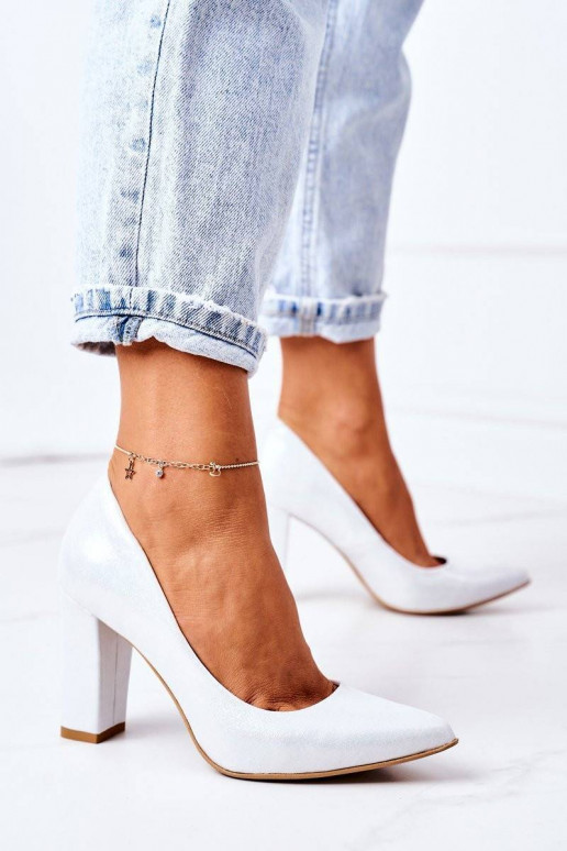 Satina auduma kurpes sudraba krāsas