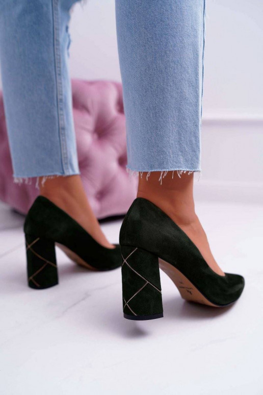 Kurpes Laura Messi zamšādas Zaļas...