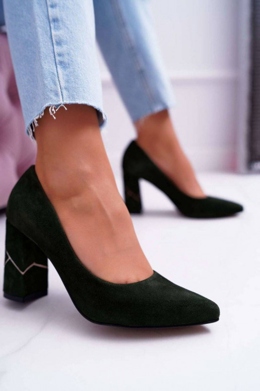 Kurpes Laura Messi zamšādas Zaļas...