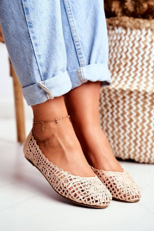 Lu Boo Balerīnas smilšu krāsas Carry