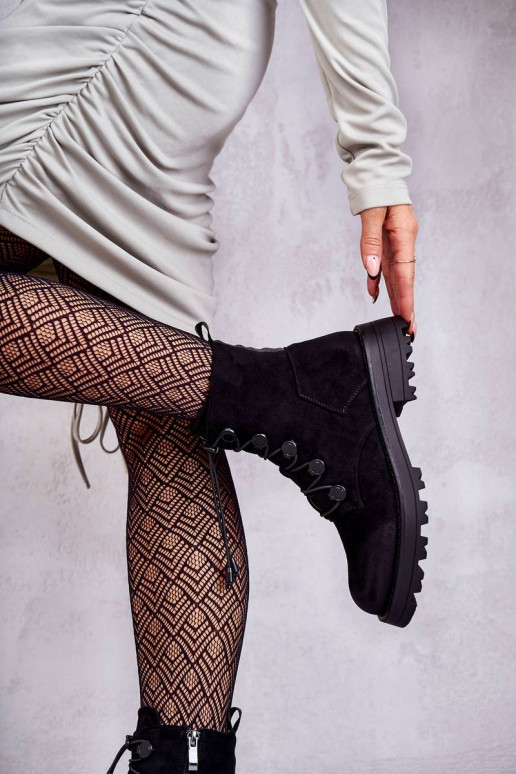 zamšādas siltināti Sieviešu puszābaki...