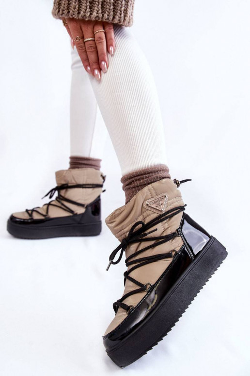 Stilīgasrnas sniega apavi šņorējami...