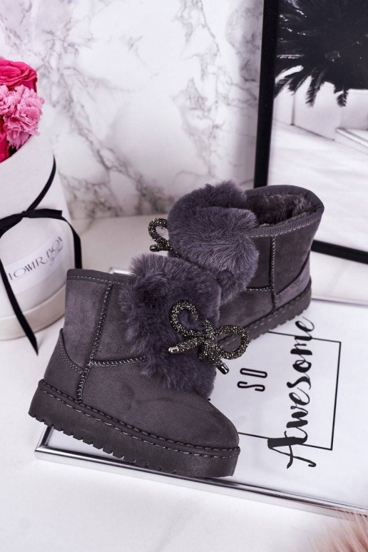 Sniega apavi siltināti ar kažokādu...