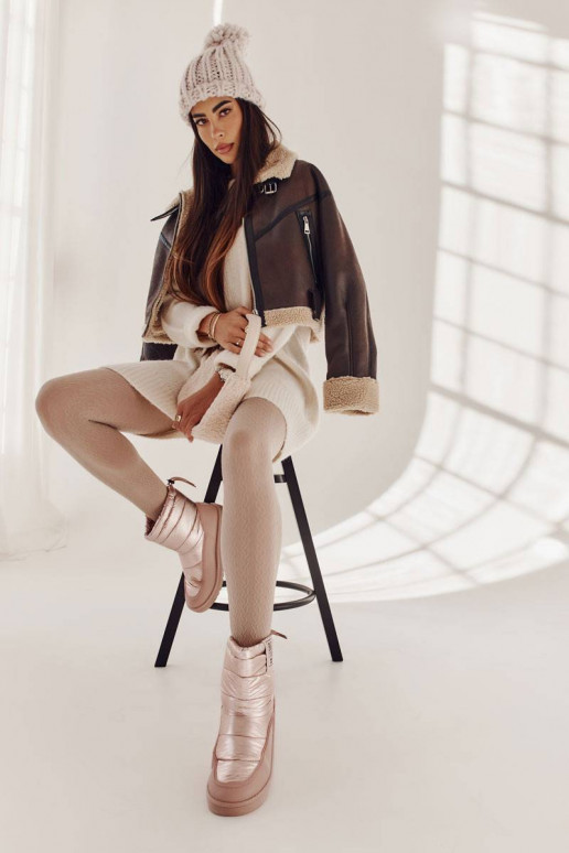 Sniega apavi Big Star Rozā krāsas