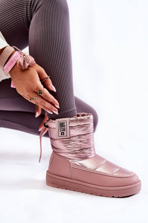 Sniega apavi Big Star Rozā krāsas