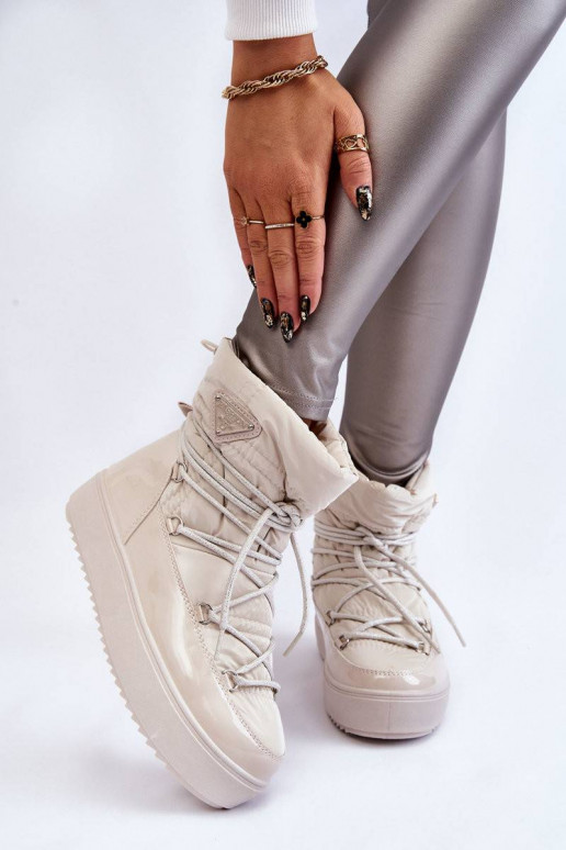 Stilīgasrnas sniega apavi šņorējami...