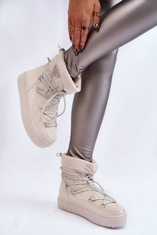 Stilīgasrnas sniega apavi šņorējami...