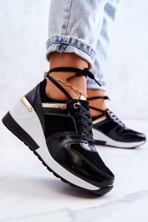 Sporta apavi ar platformu -baltas...