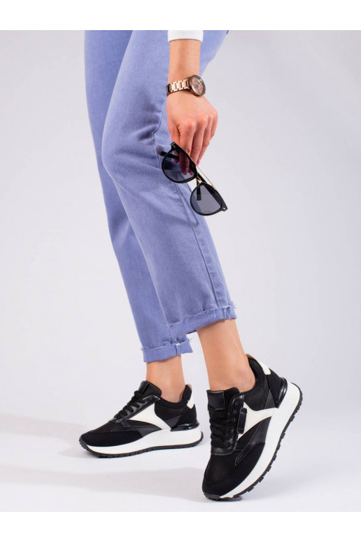 Melnas krāsas sieviešu apavi ar...