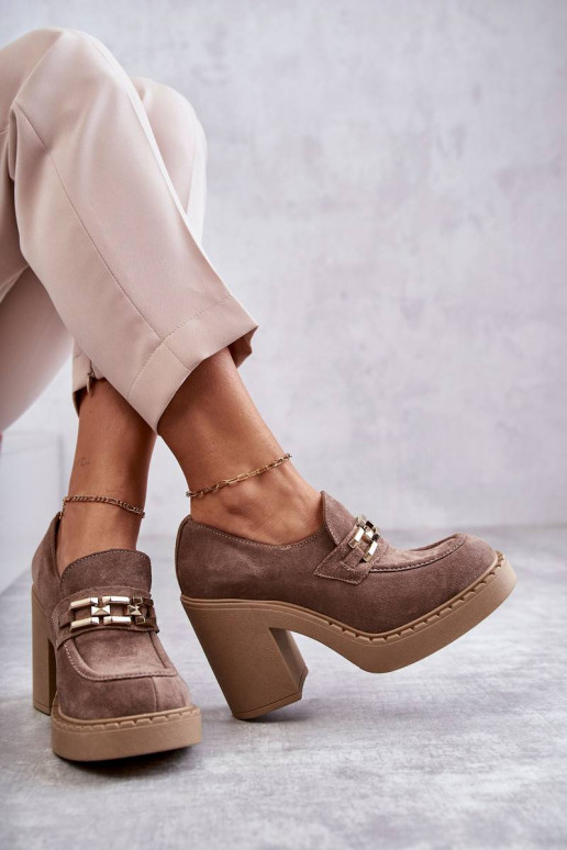 Zamšādas apavi smilšu krāsas Jaime