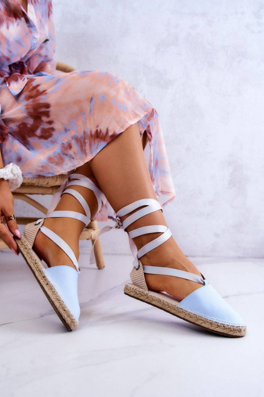 Šņorējamas espadrilles Big Star Zilas...