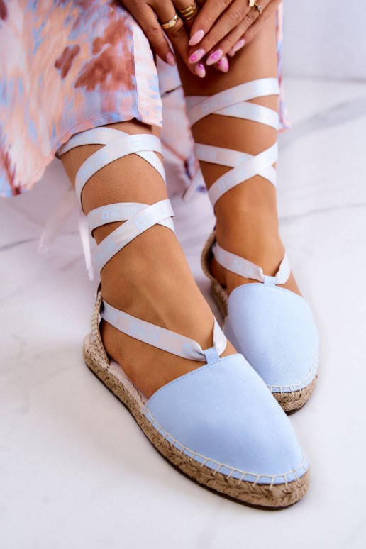 Šņorējamas espadrilles Big Star Zilas...