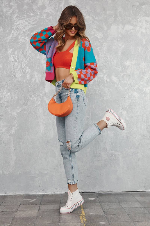 Auduma brīvā laika apavi ar platformu...