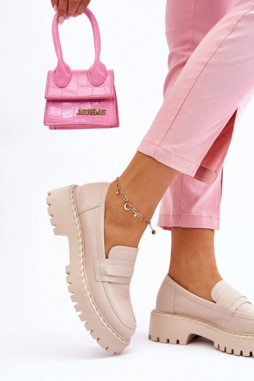 Mokasīni apavi Big Star smilšu krāsas