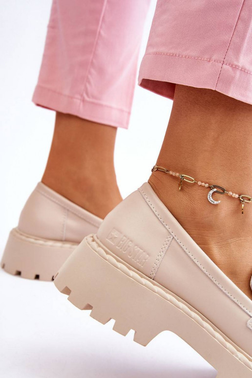 Mokasīni apavi Big Star smilšu krāsas