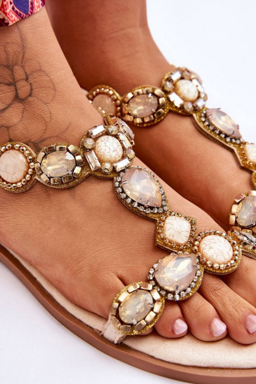 Zamšādas plakanas sandales smilšu...