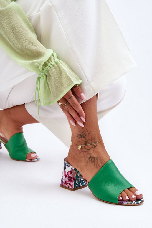 Čibas no dabīgas ādas ar papēdi Shoes...