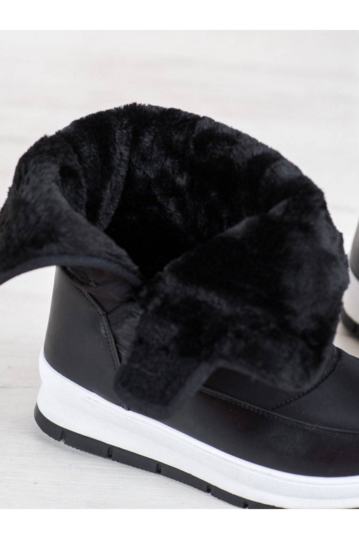 melnas krāsas sniega apavi ar lipīgām...