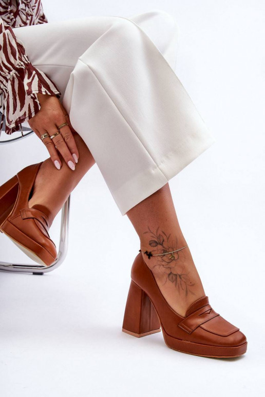 Kurpes brūnas krāsas Alisa