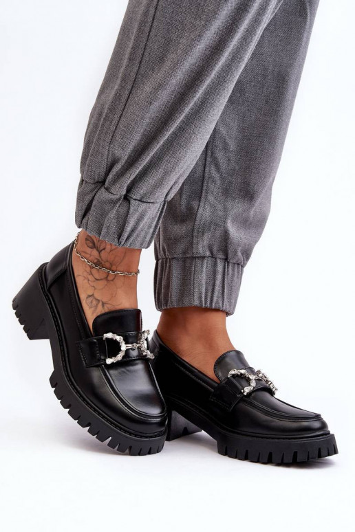 apavi melnas krāsas Lemmitty