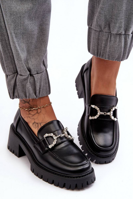 apavi melnas krāsas Lemmitty