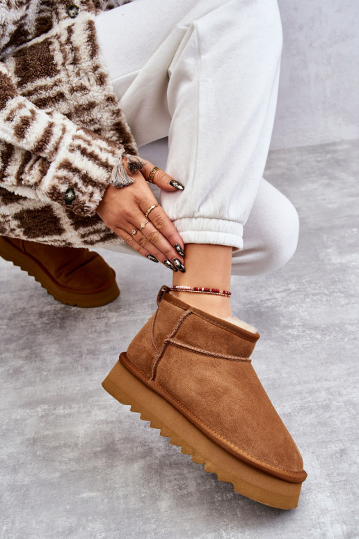 Stilīgasrnas zamšādas sniega apavi...