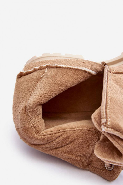 zamšādas apavi Sieviešu puszābaki...