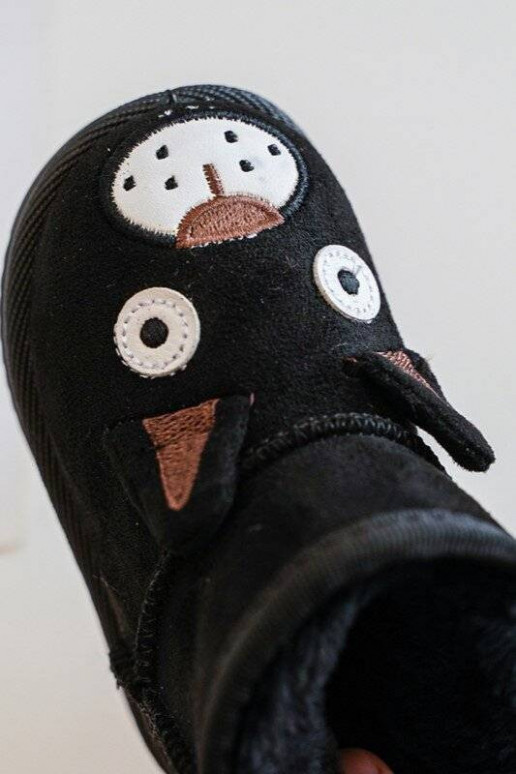 Bērnu ziemas apavi melnas krāsas Vavena