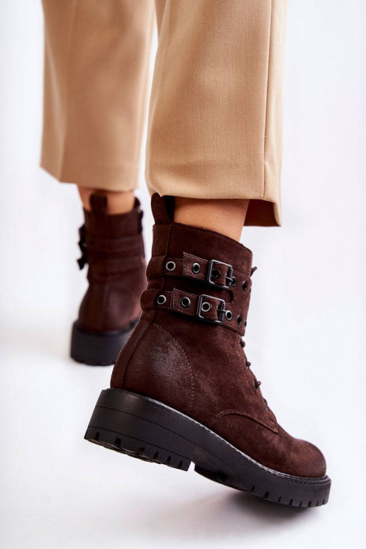 Zamšādas siltināti Sieviešu puszābaki...