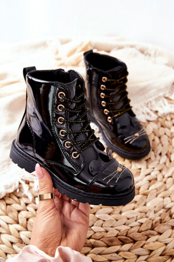 Bērnu melni zābaki